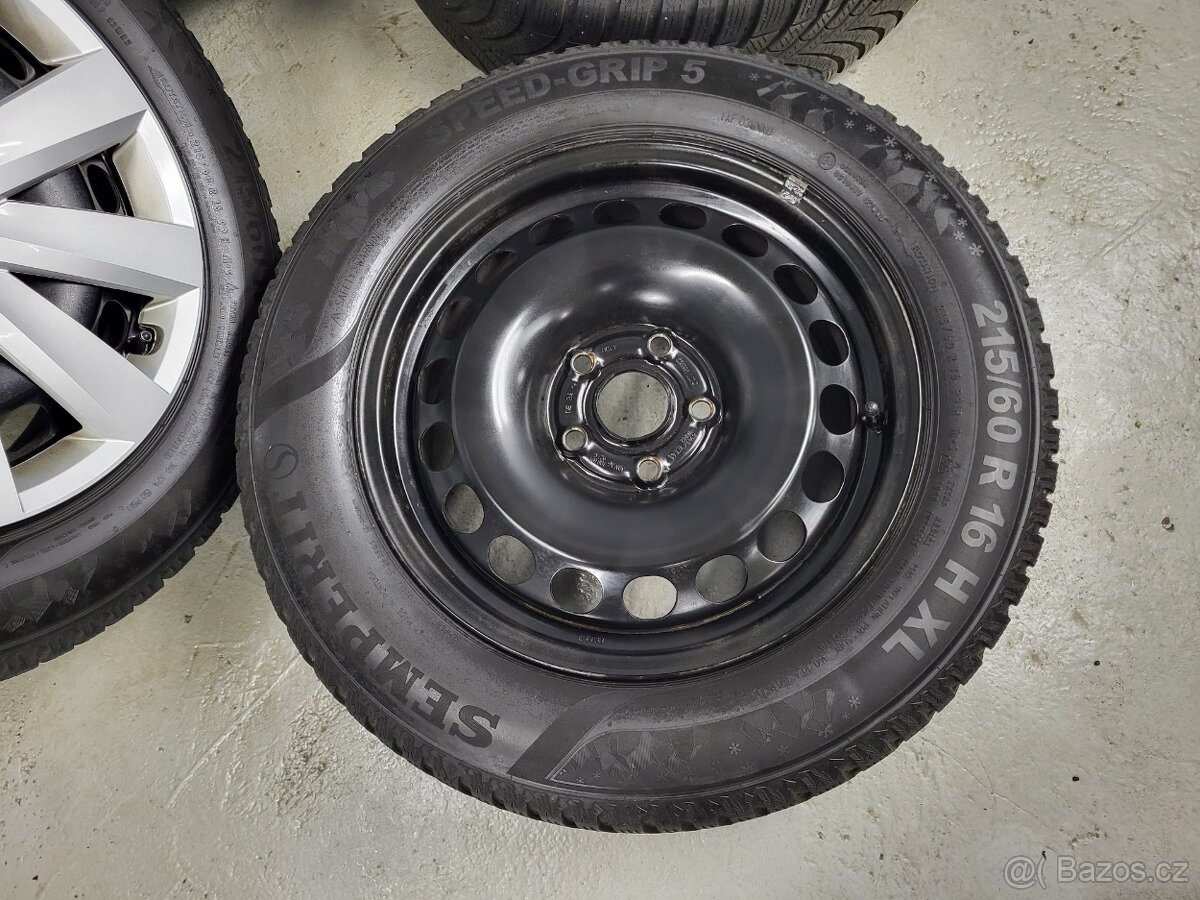Originál 16" VW Passat B8 5x112 zimní pneu - 5