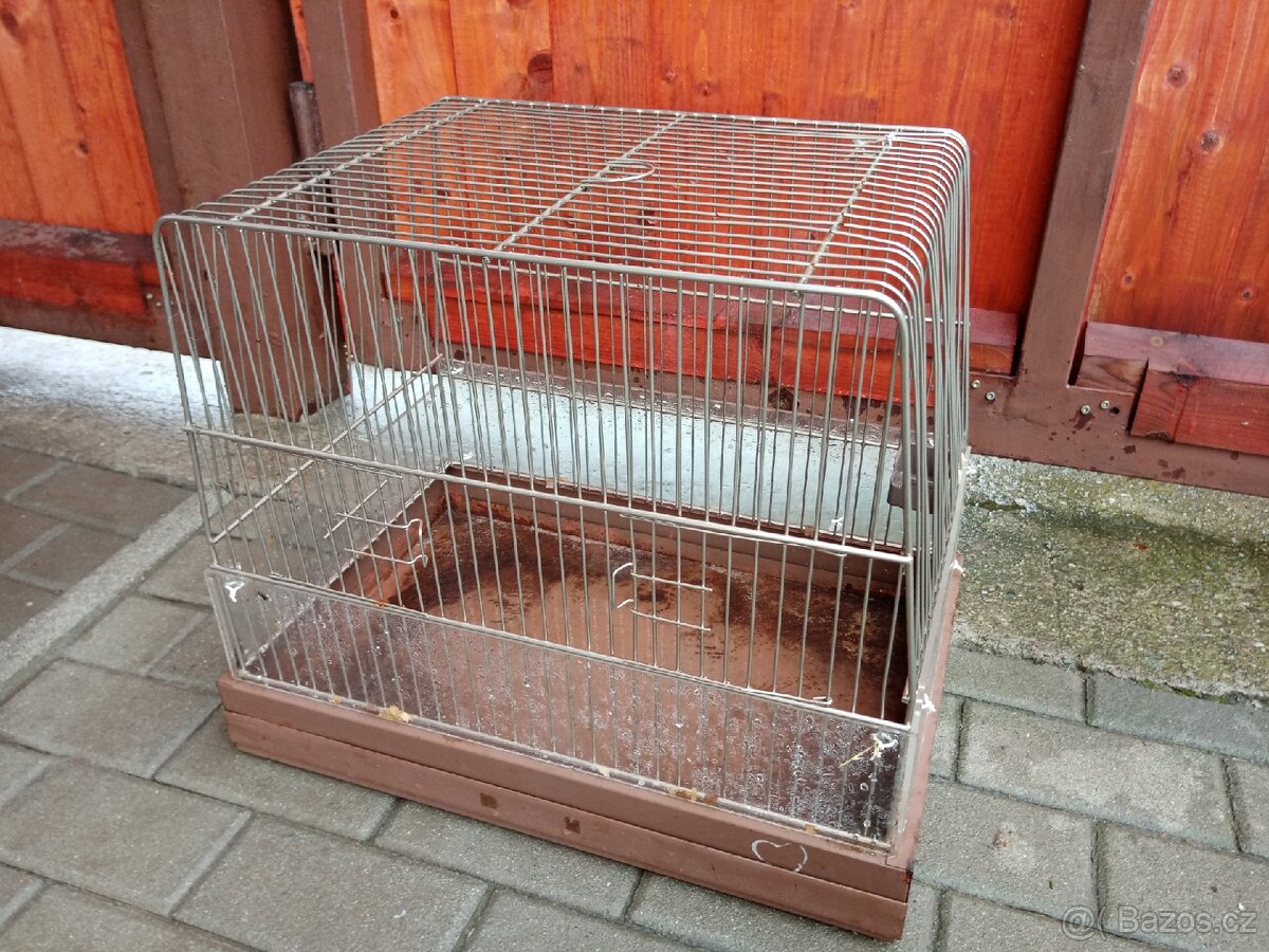 Klec na králíka, morče a papoušky - 5