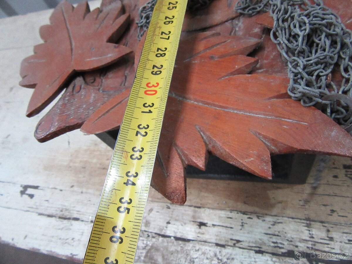 Nabízím staré dřevěné kukačky. Chybí zaváží ,kyvadlo, kousek - 5