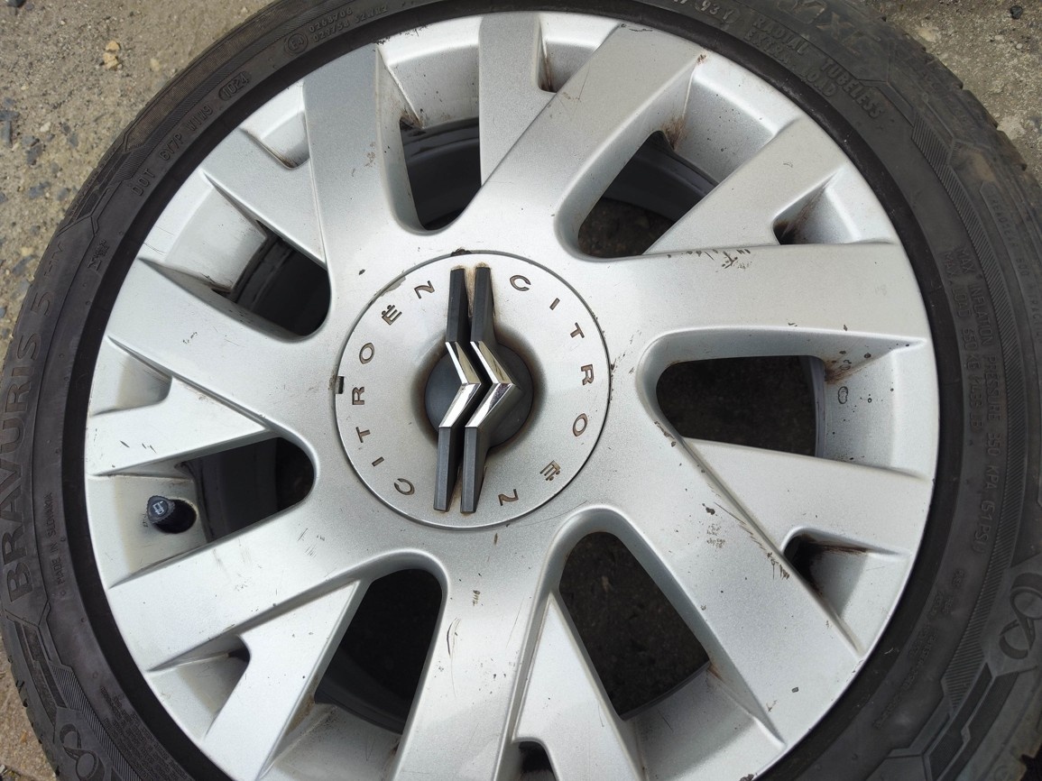 17"letní alu sada Resolfen 4x108 origo Citroen C5 C4 205/50 - 5