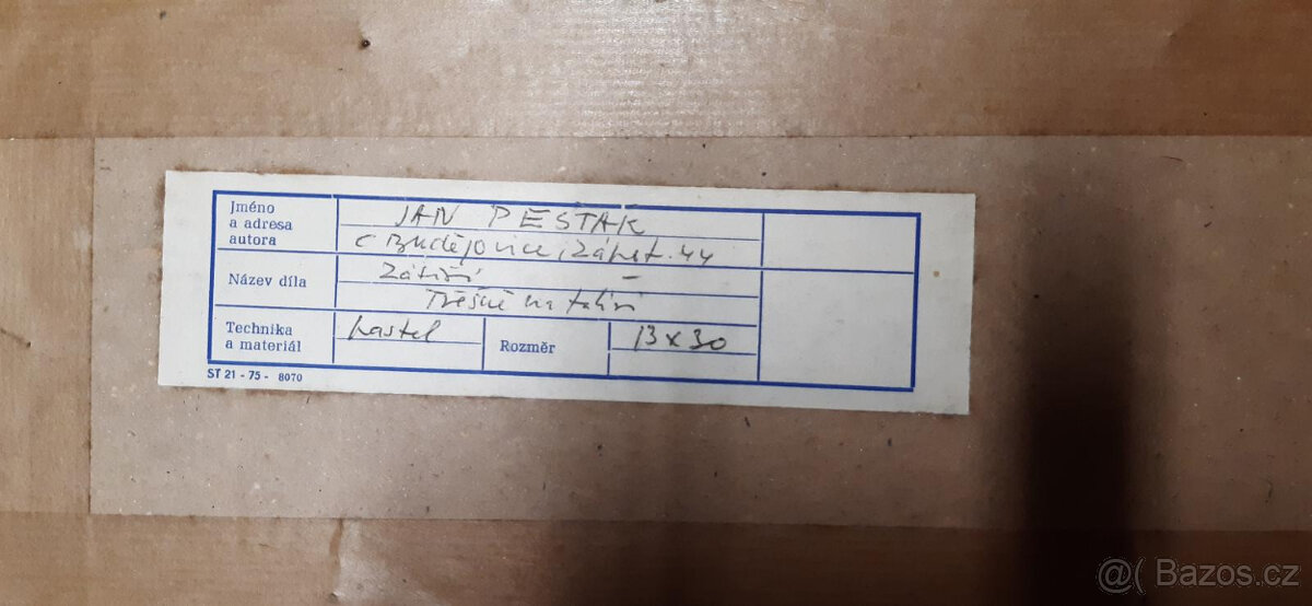 Jan Pešťák - Zátiší - Třešně na talíři - 5