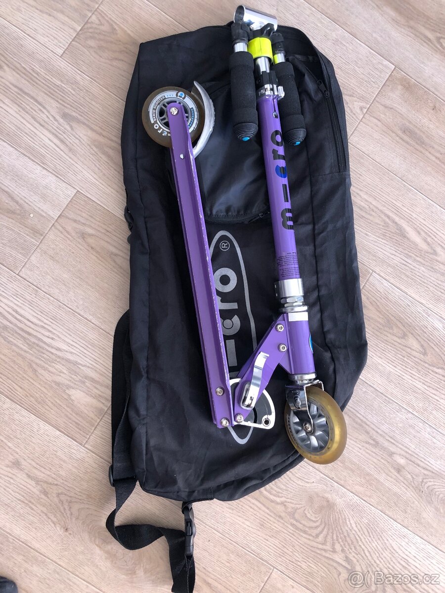 Koloběžka zn. Micro od 8 let s příslušenstvím - 5