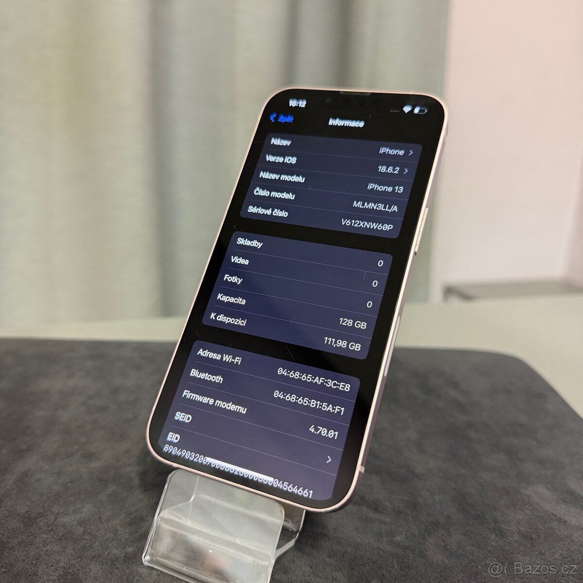 iPhone 13 128GB růžový, pěkný stav, 12 měsíců záruka - 5