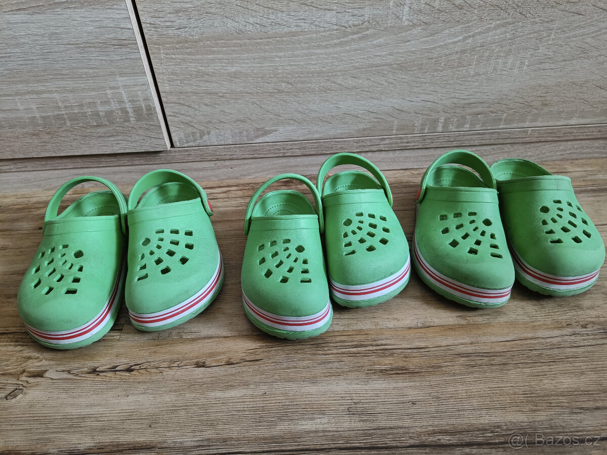 Nazouváky, pantofle vel.25, 27, - 5