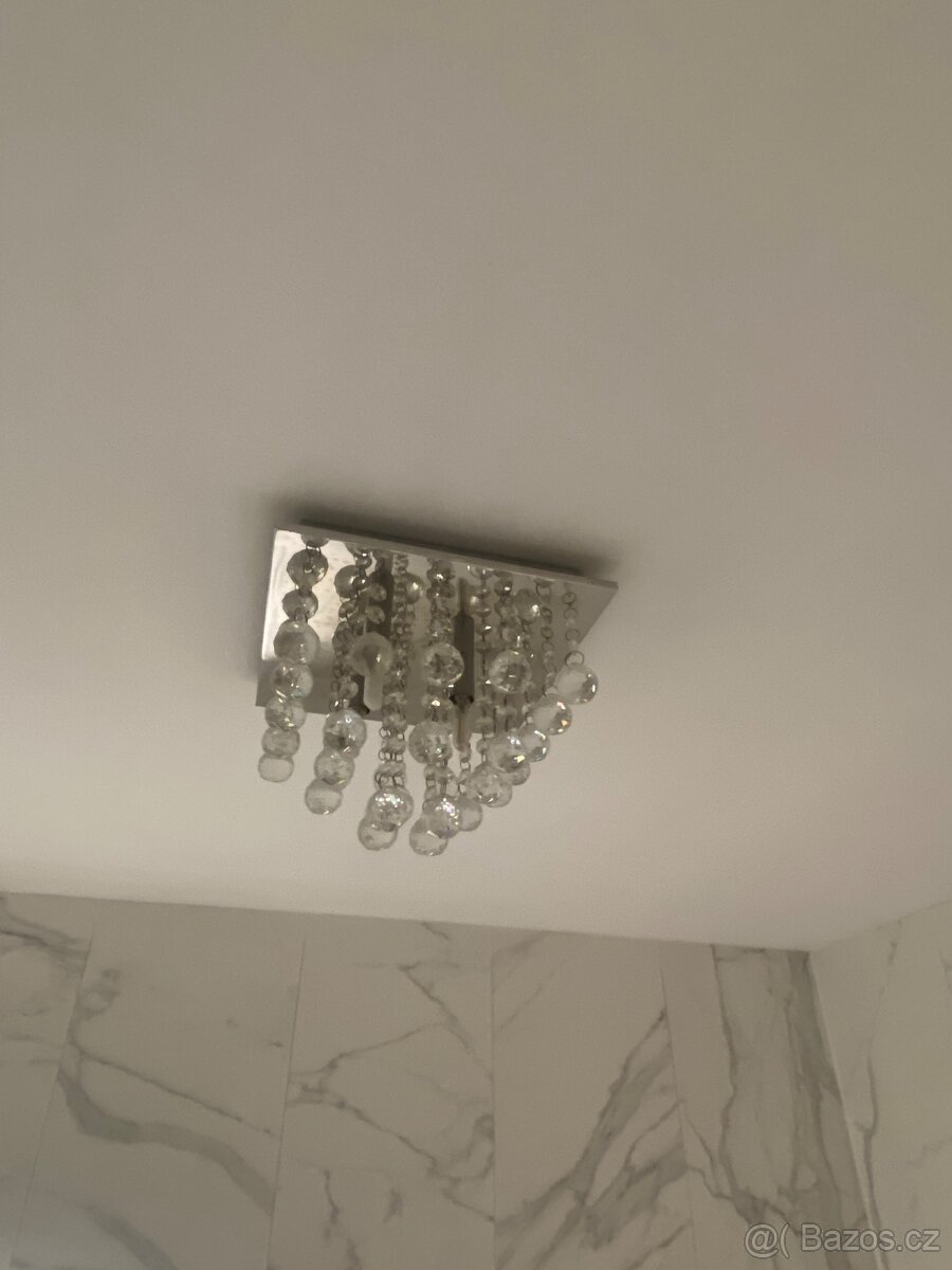Lustr čtvercový krišťálový - 5
