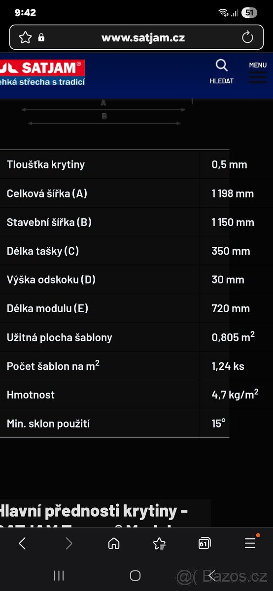 Střecha Satjam - 5
