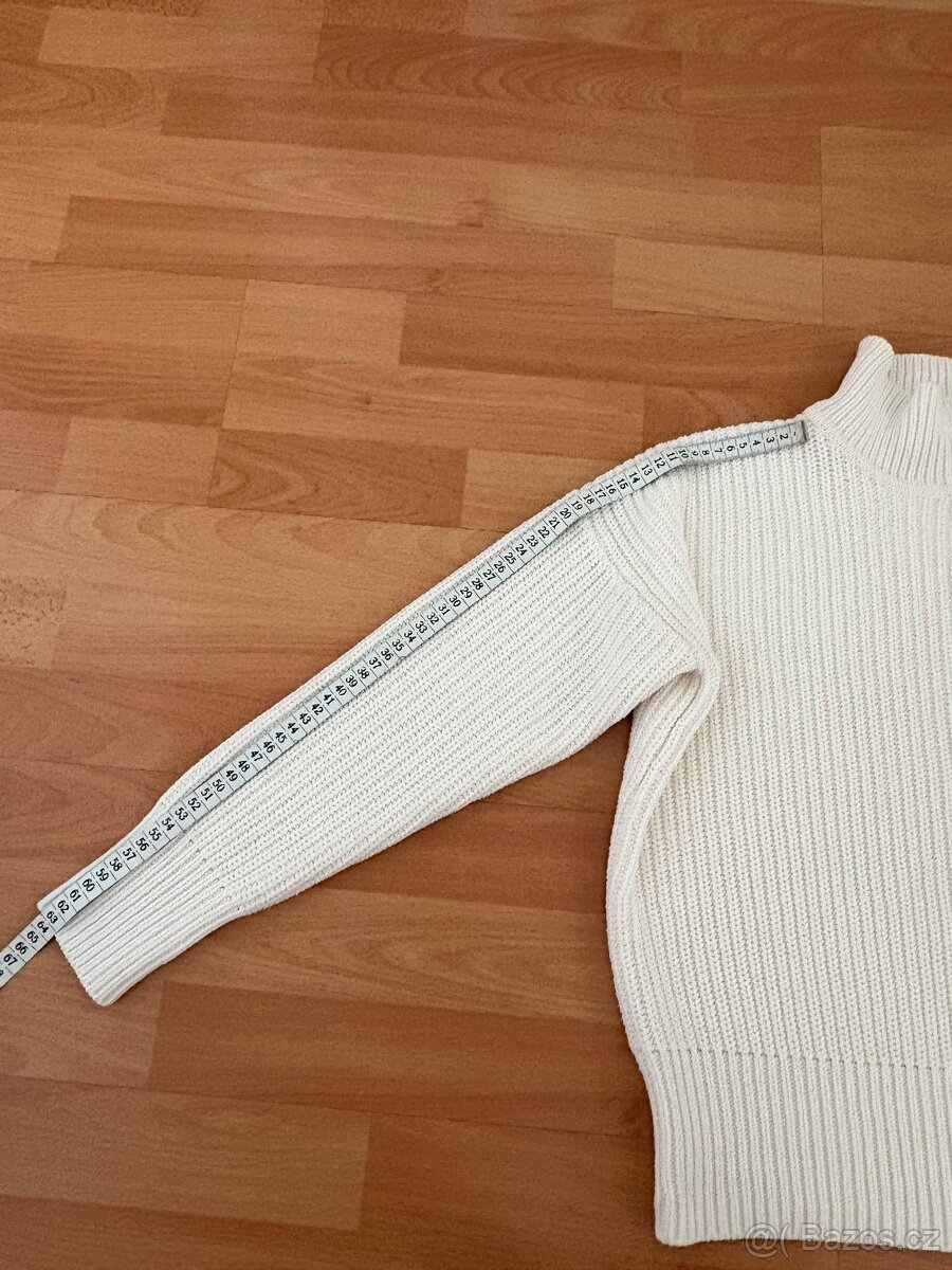 Bílý svetr vel. XS - 5