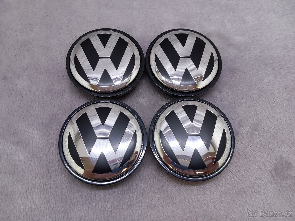 Středové krytky Vw, 65x56mm, klasik logo - 5