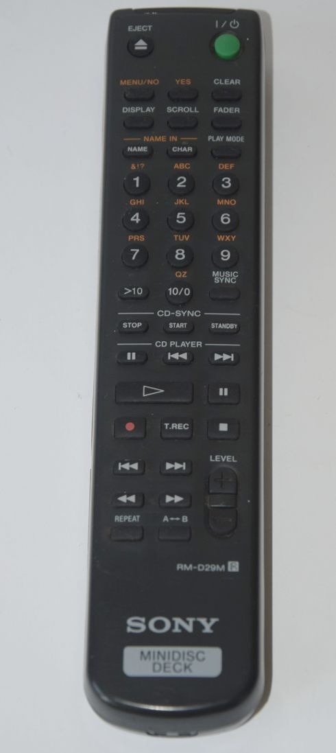 MD minidisc dálkové ovládání original SONY - 5