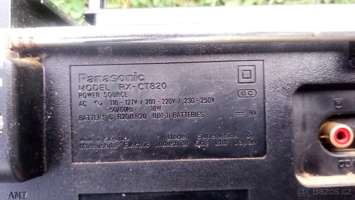 Retro kazeťák PANASONIC RX-CT 820 - 5