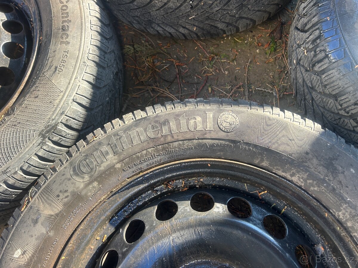 5x112 4ks zimní kol R15 s pneu 195/65/15 - 5