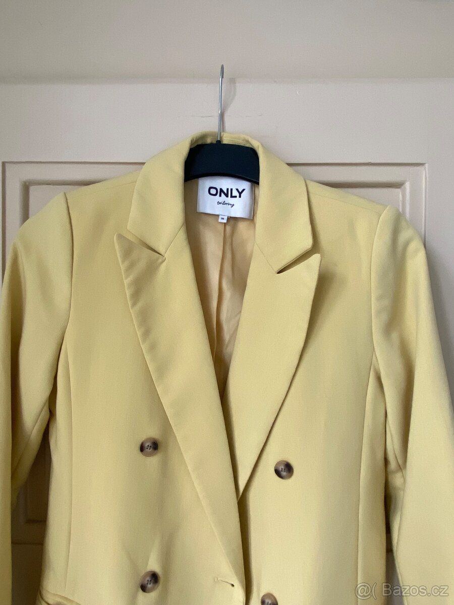 dámské žluté podzimní sako ONLY - 5