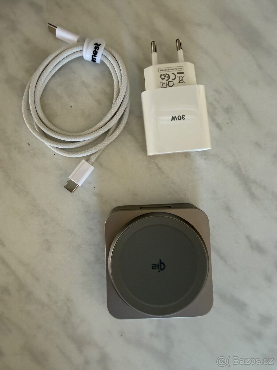 Bezdrátová nabíječka Cubenest SQ312S Pro 3v1, Qi2 pro Samsun - 5