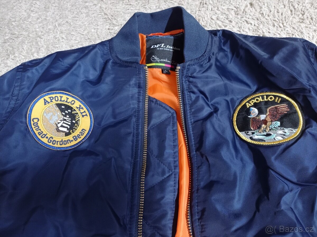 NOVÝ bomber NASA Apollo II modrá - L/XL - 5
