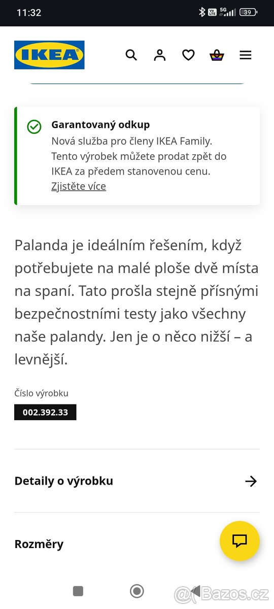 Prodám patrovou postel Ikea - 5