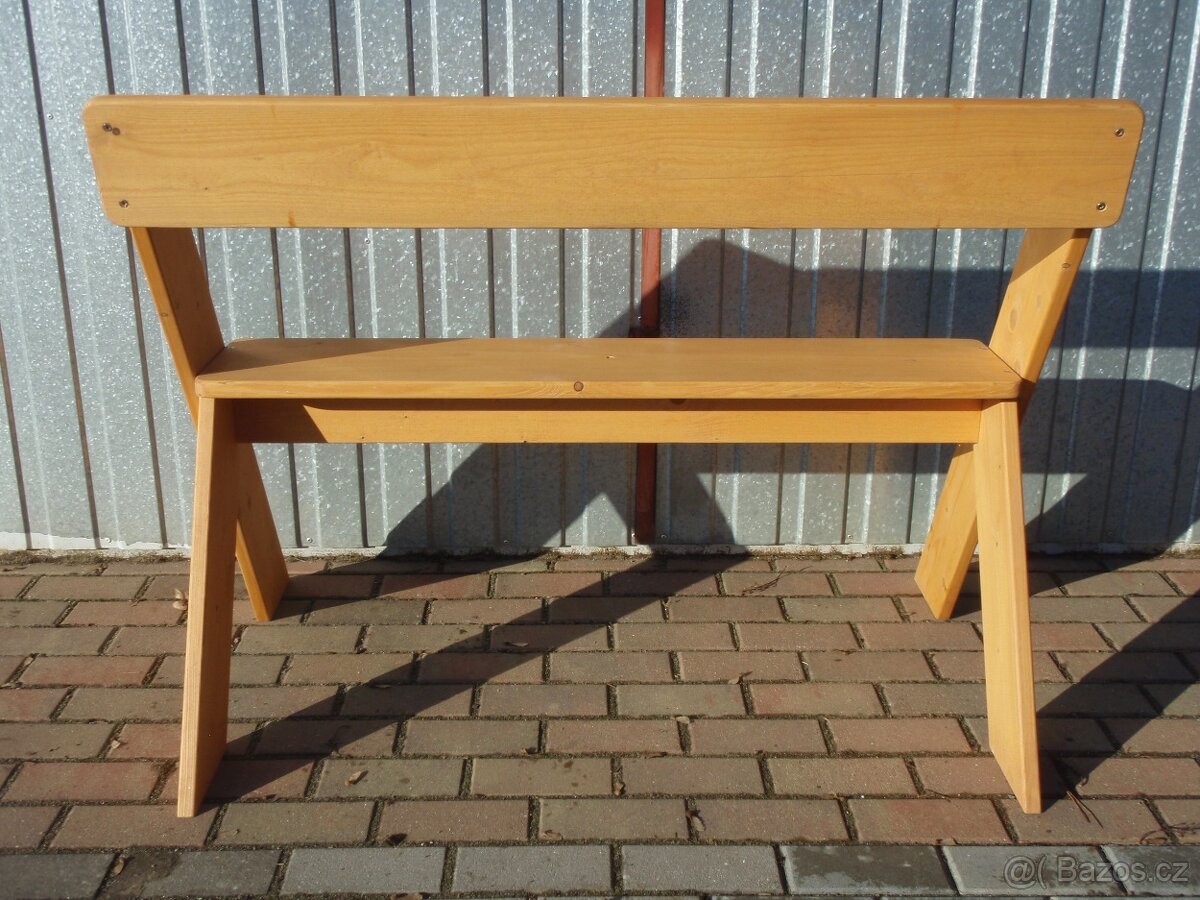 Dřevěná lavička - 5