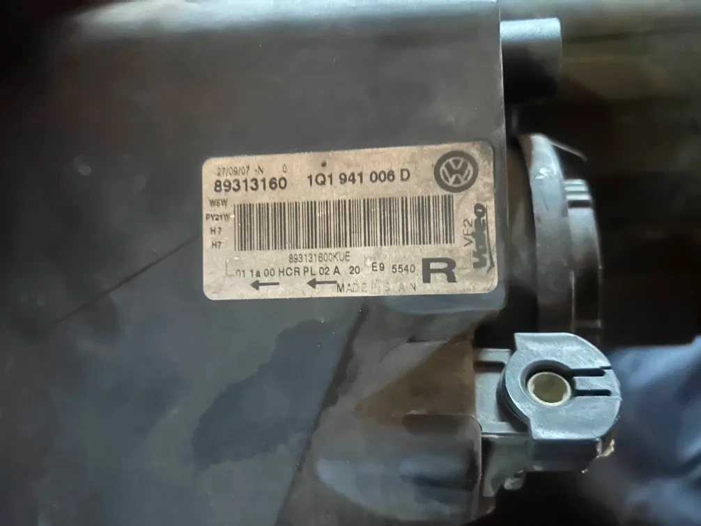 vw eos přední světla H7 - 5