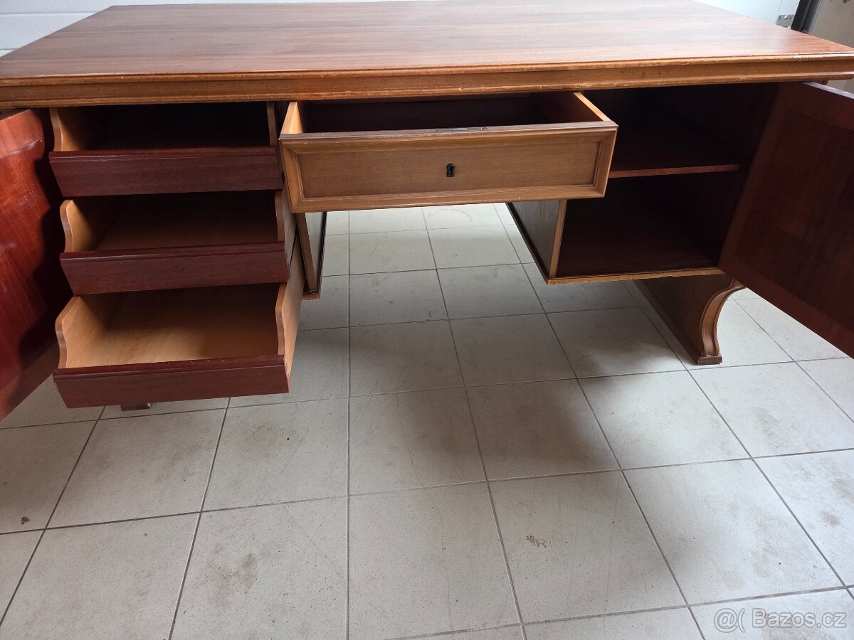 Starožitný psací stůl - 5