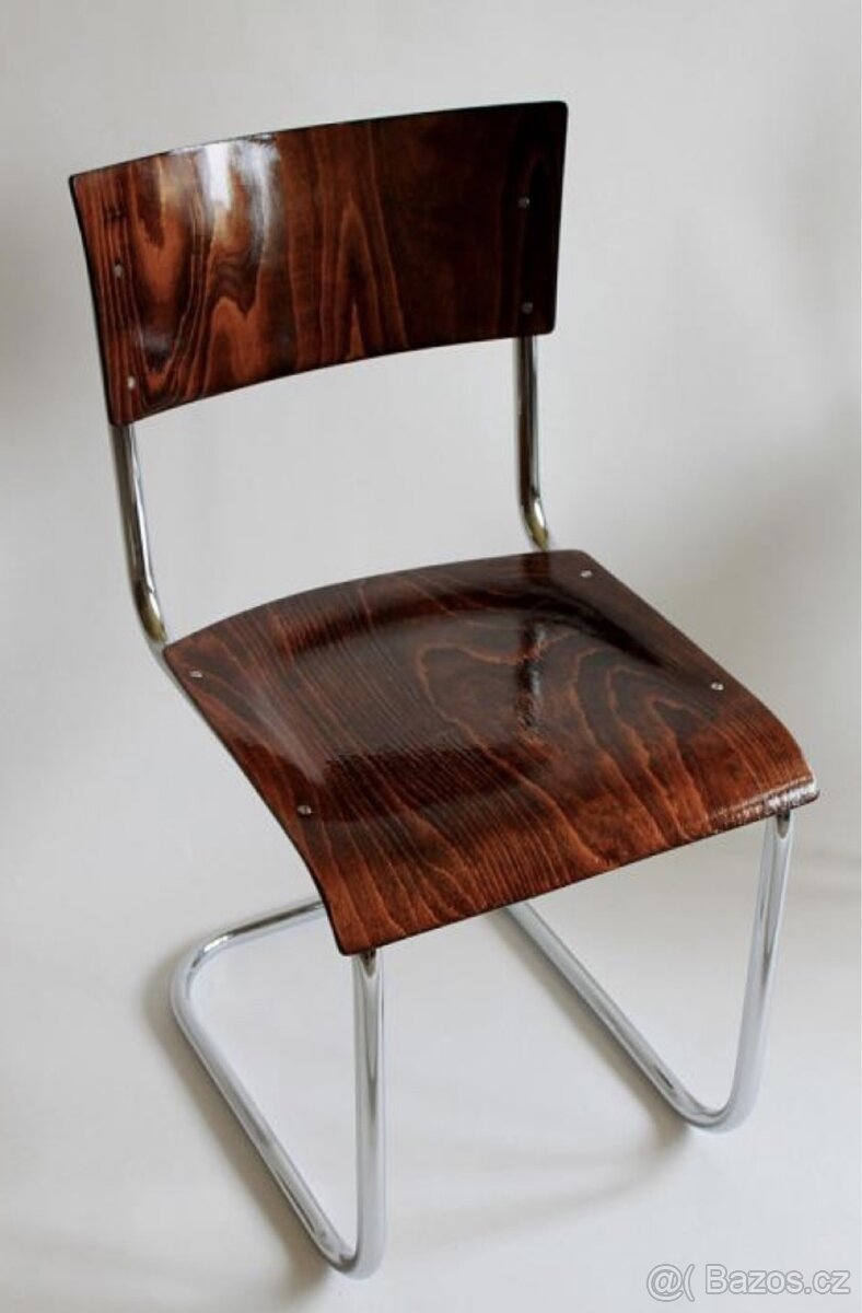Chromovaná židle Mark Stam a chromovaná křesla - 5