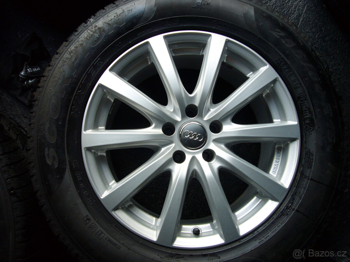 ZIMNÍ ALU KOLA AUDI-VW-MERCEDES 18" 5x112 8" et-35, - 5