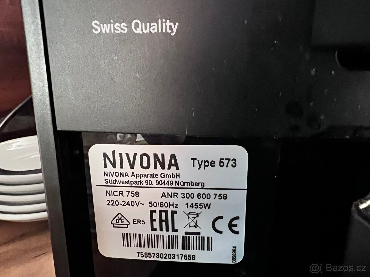 Kavovar Nivona Nicr 626, 656, 660, 758, 778, 841 - 5