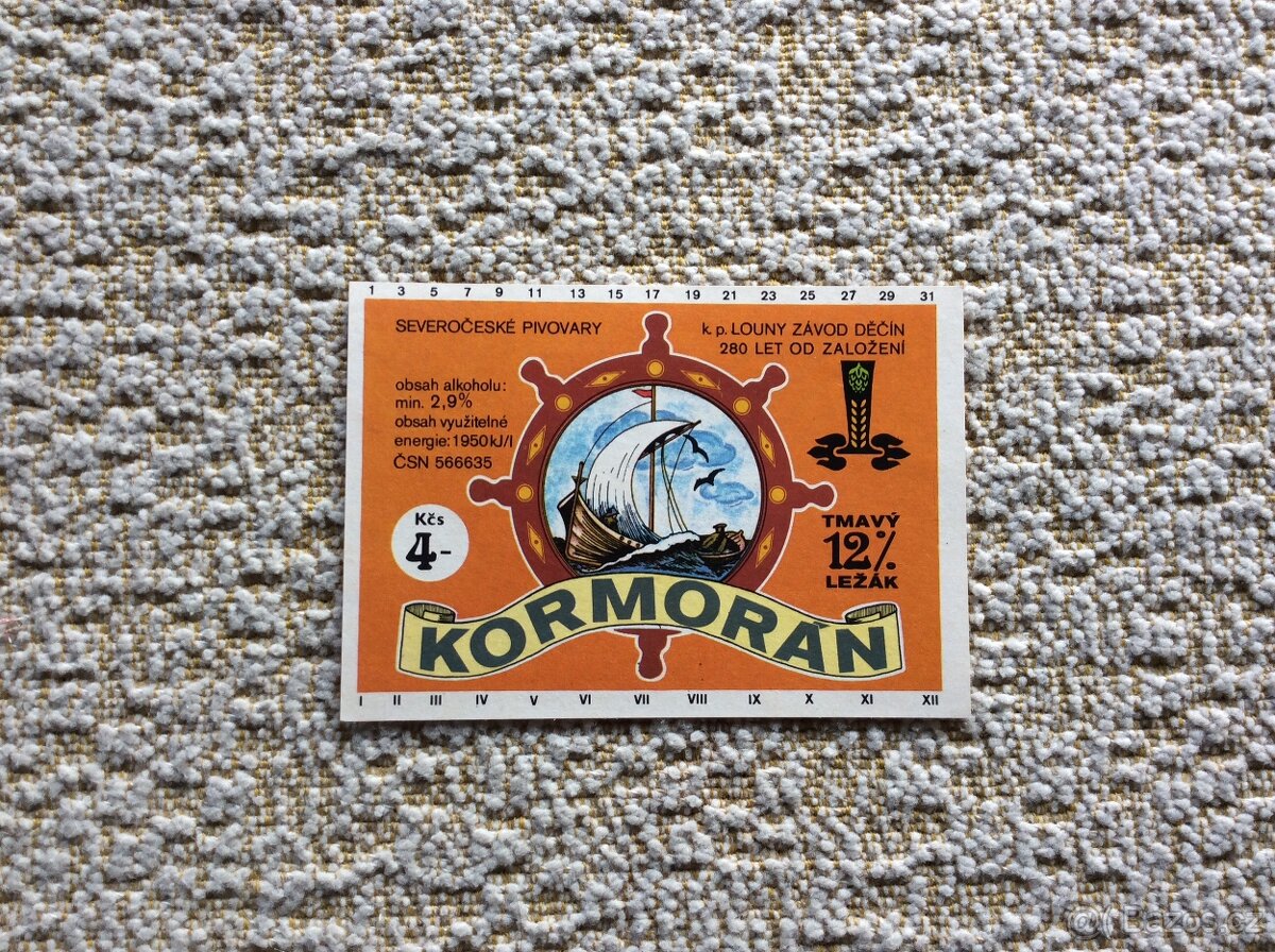 Pivní etikety výroční z r. 1970,1971, 1972, 1995 ,.... - 5