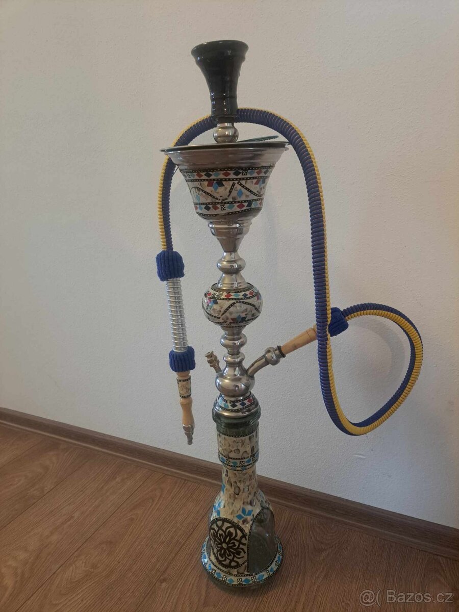 NIKDY NEPOUŽITÁ obří vodní dýmka-výška 87cm - 5