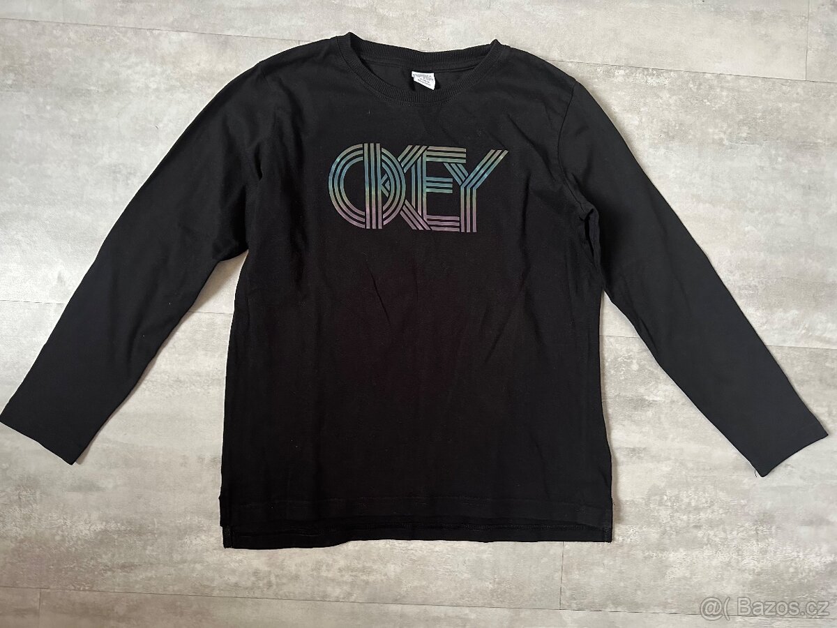 Dvě trička s dl.rukávem vel. 134-140 - 5