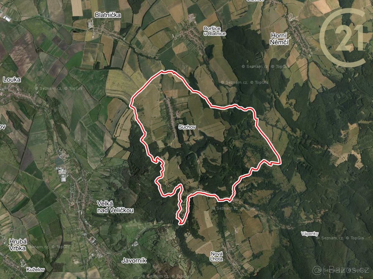 Suchov, zemědělské pozemky, 11 063 m2 - 5