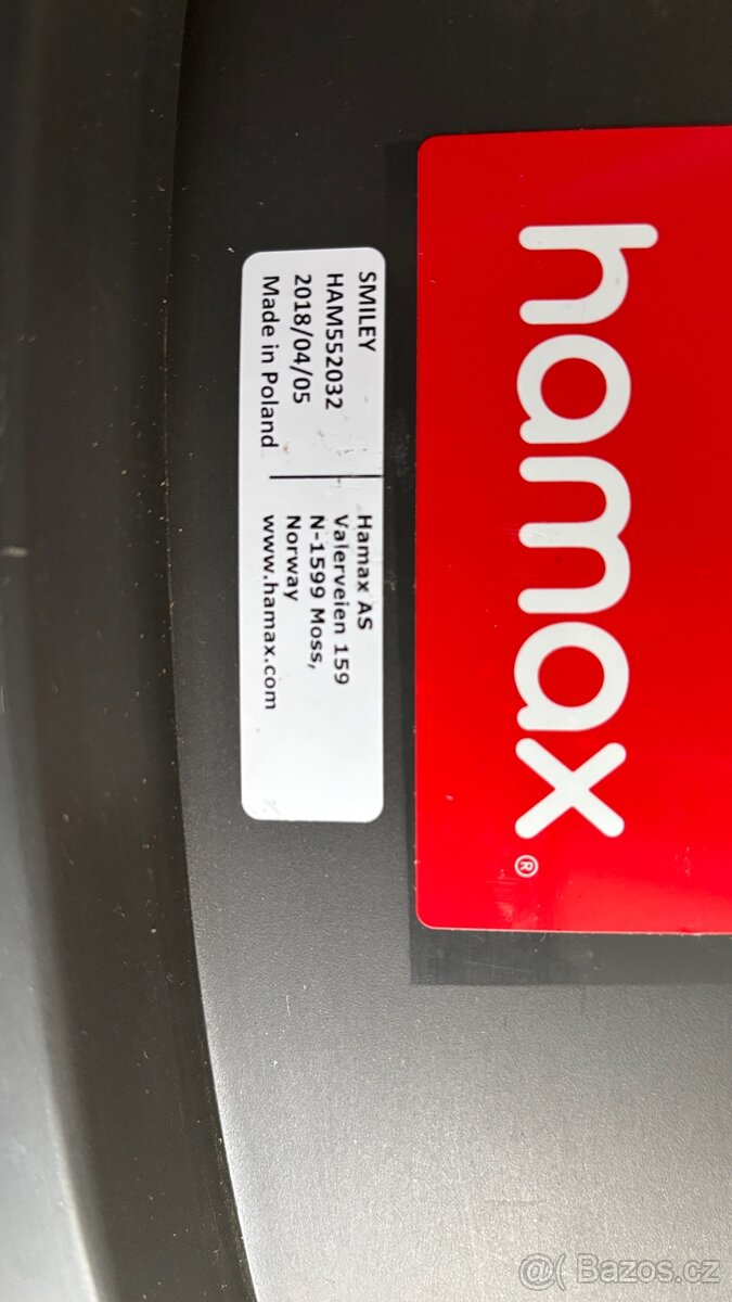 Cyklosedačka Hamax Smile - 5