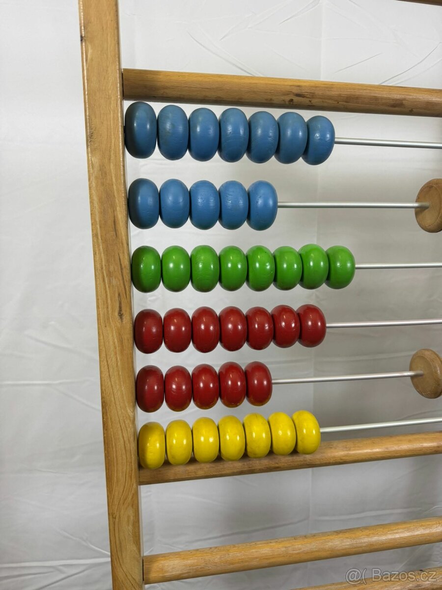 Retro dřevěné počítadlo (519004) - 5