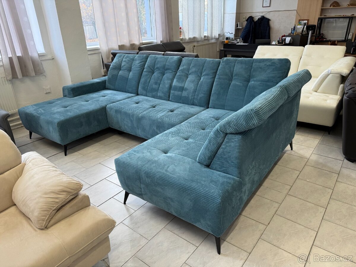 Sedací souprava tvaru U - rozkládací - NEPOUŽITÁ - 5