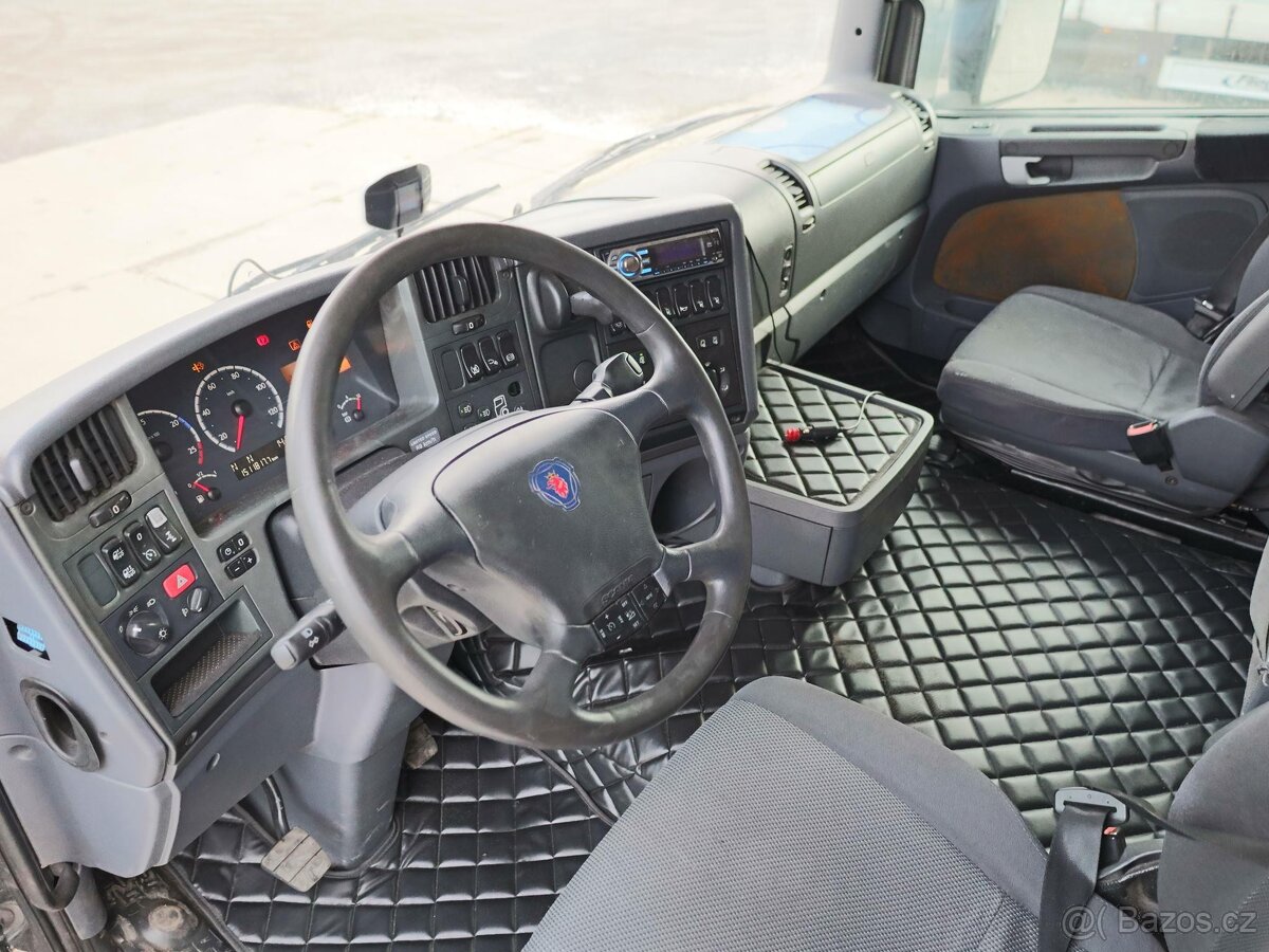 Scania R 480+PŘÍVĚS FIPOCAR, TANDEMOVÁ PRŮJEZDNÁ SOUPRAVA, 3 - 5