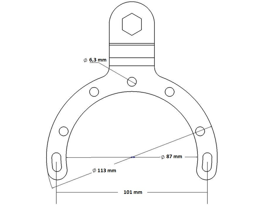 RAM Mounts na víčko nádrže BMW / Kawasaki - 5