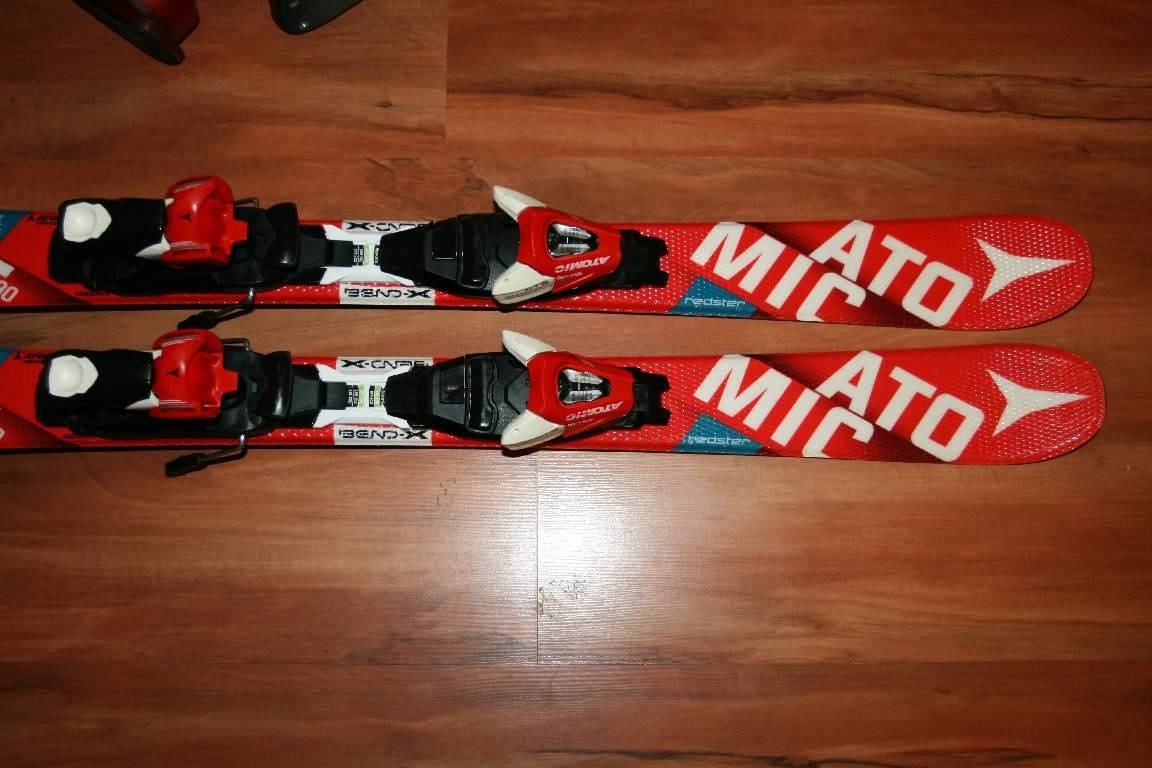 lyže Atomic XT 90 cm , hadí kuze , lyžaky - 5