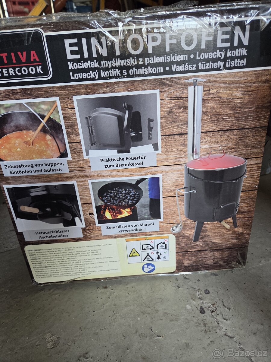 Lovecký kotlík s ohništěm - 5