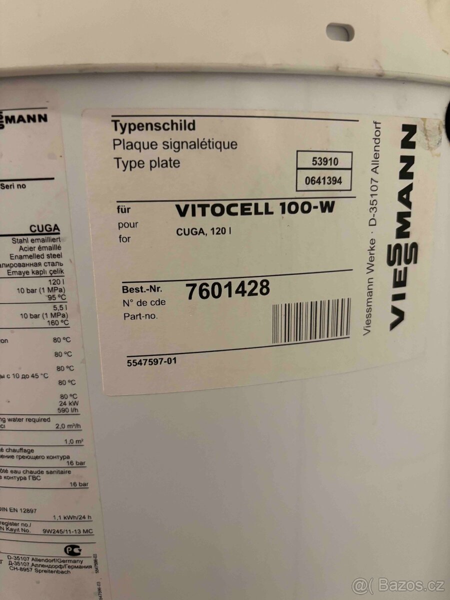 Bojler Vitocell 100-W - 5