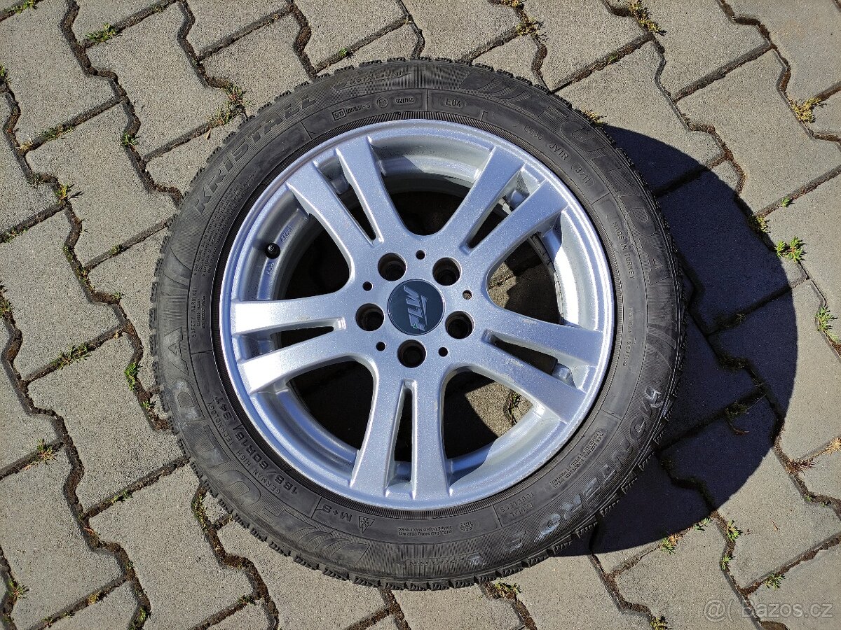 Alu litá kola VW POLO 5, 185/60/15 + šrouby,5x100mm - 5