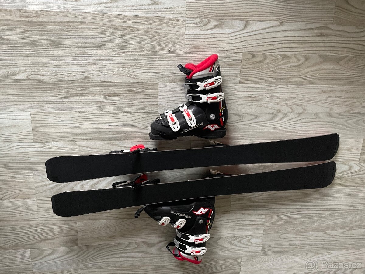 Kvalitní dětské lyže Atomic Redster XT 100 cm +lyžáky 32-33 - 5