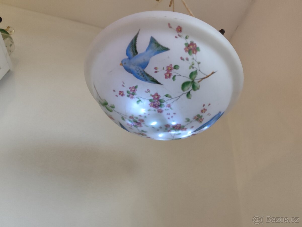 Krásny ručne maľovaný plafonnier - 5