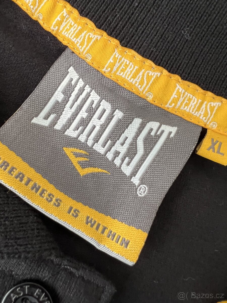 Everlast - páns. nové krásně černé polo tričko – XL - 5