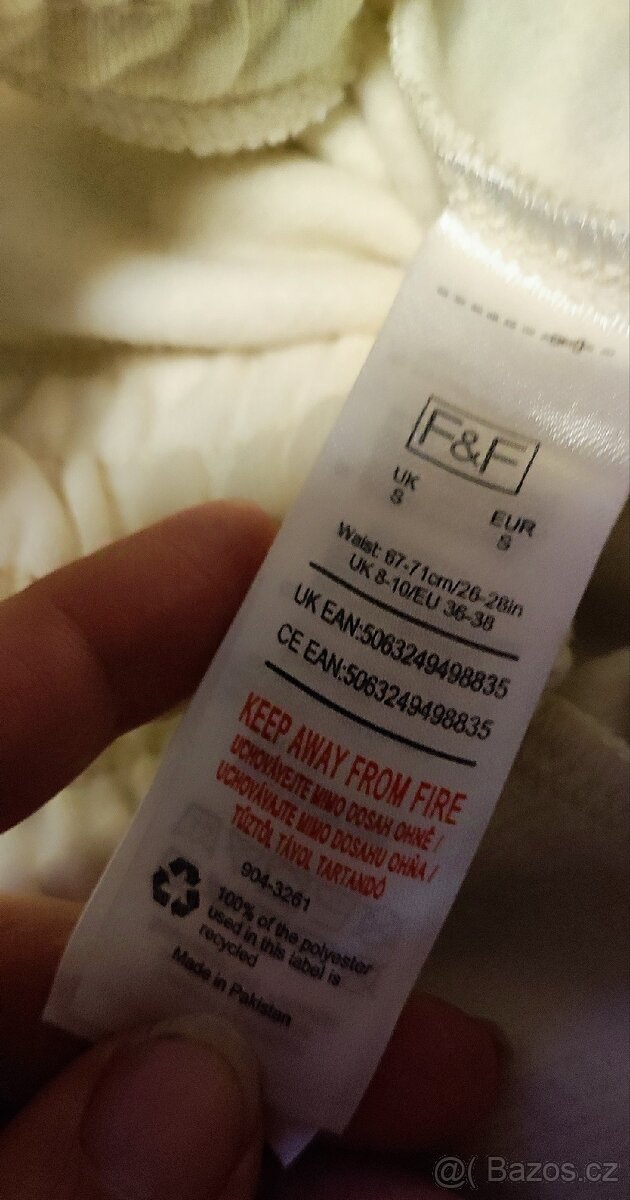 Dámské krémové tepláky, vel. S - 5