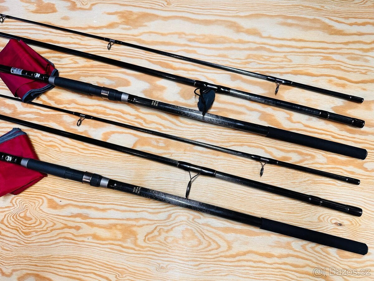 2 TROJDÍLNÉ KAPROVÉ PRUTY BYRON TR10 / 3,90 m / 50-110 g - 5