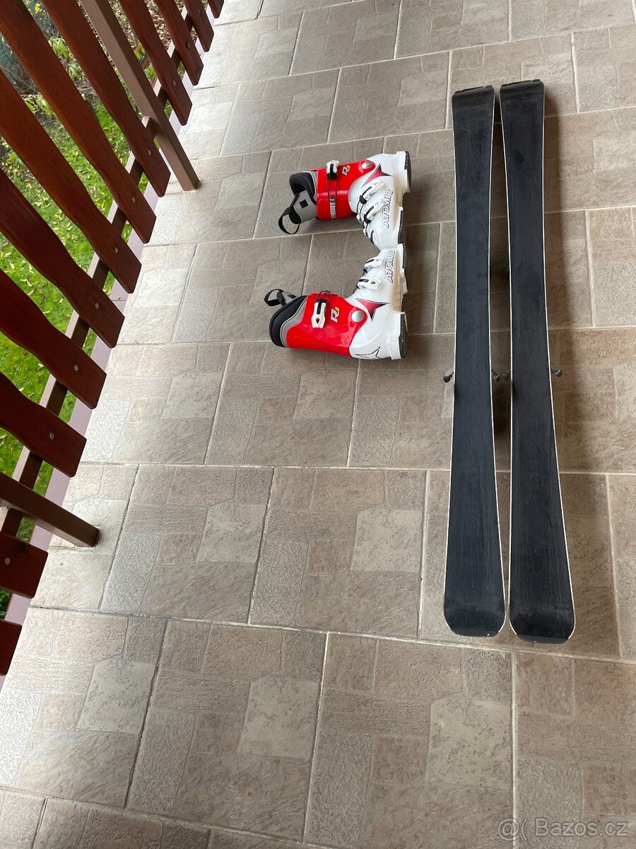 Lyže 140 cm + lyžáky 37-38. - 5