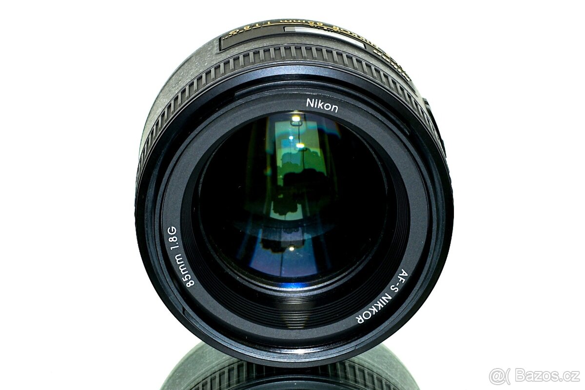 Nikon AF-S Nikkor 85mm 1:1,8 G + UV filtr TOP STAV - 5