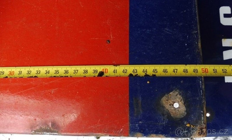 Staré smaltované cedule Opravy Obuvi. - 5