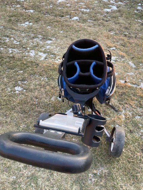 Golfový bag Spalding s vozíkem - 5