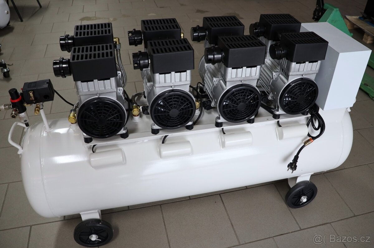 Bezolejový kompresor 200l, 41500w - 5