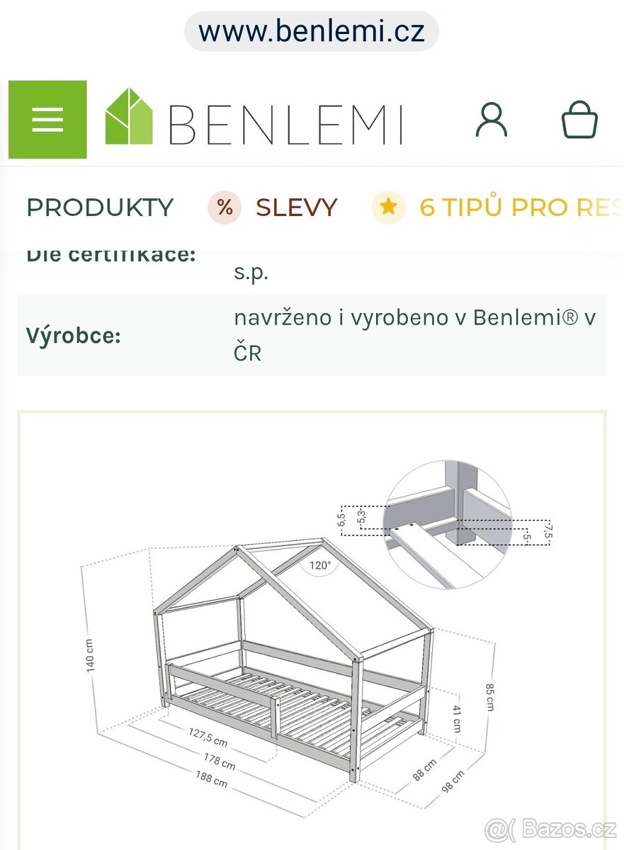 Domečková postel Tery Benlemi - 5