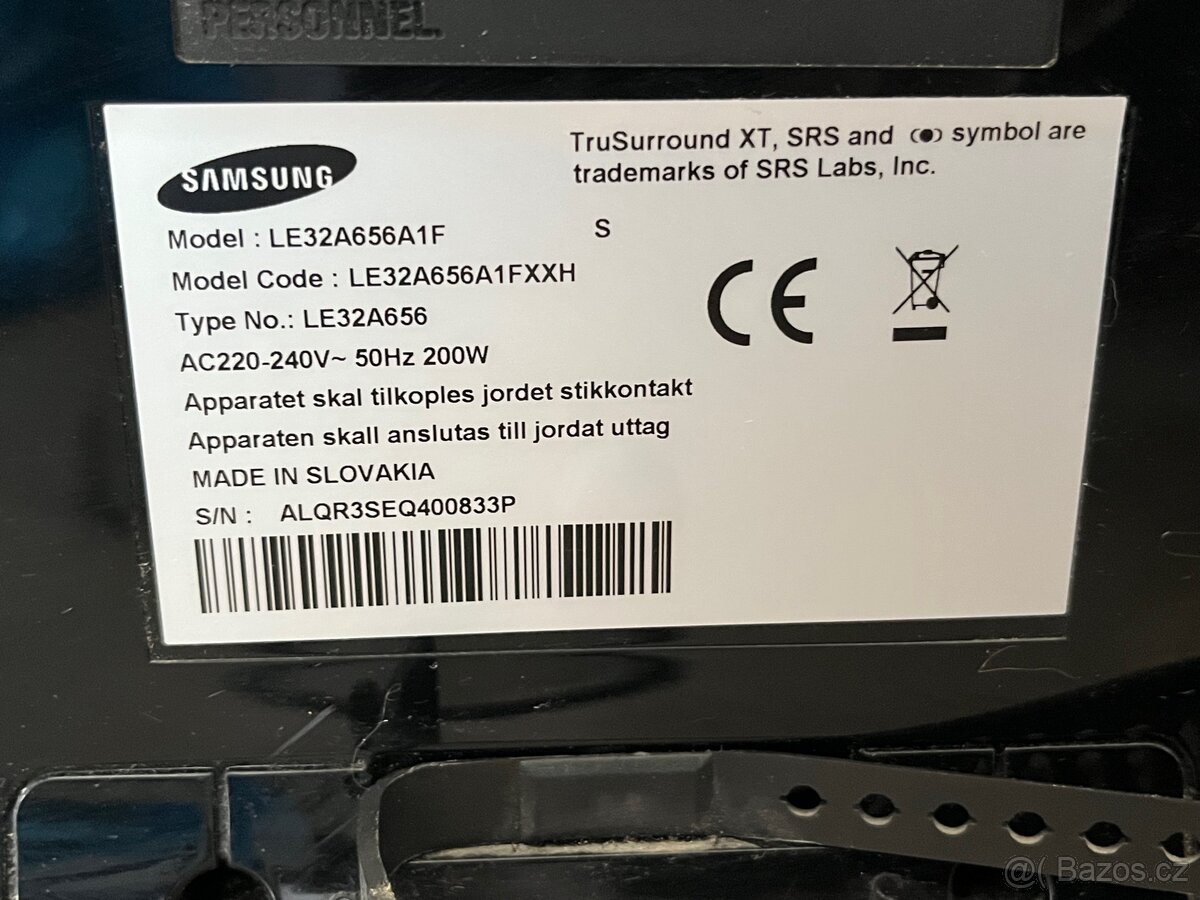 samsung le32a656q1f televize 32 - 5